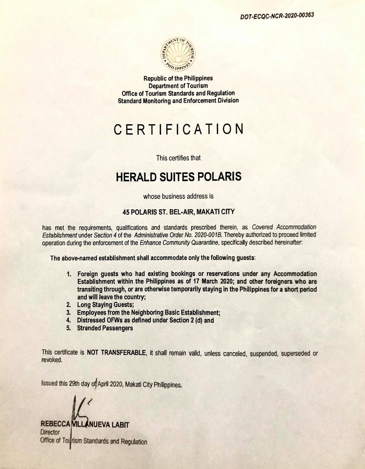 Herald Polaris Hotel Makati City